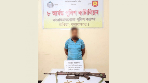 রোহিঙ্গা ক্যাম্পে অস্ত্রসহ আরসার কমান্ডার আটক