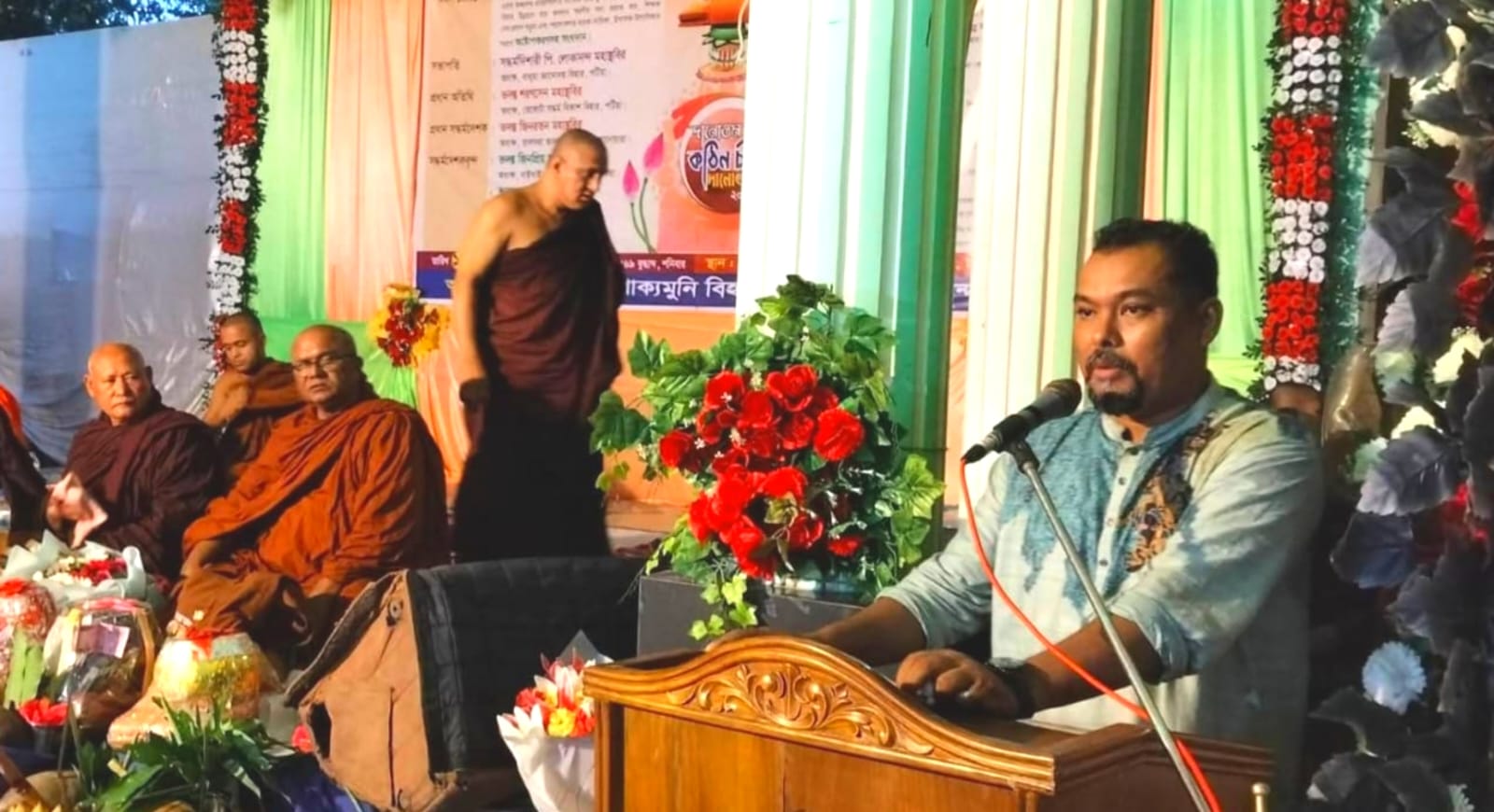 মহামতি গৌতম বুদ্ধ কখনো যুদ্ধকে সমর্থন দেননি বলেই ‘অহিংসা পরম ধর্ম’ রুবেল বড়ুয়া