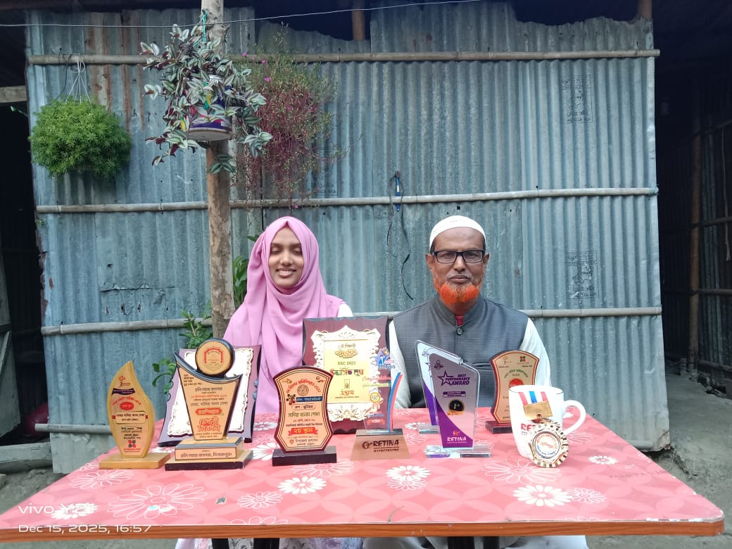 ভূরুঙ্গামারীতে রংপুর মেডিকেল কলেজে চান্স পেয়েছে সাদিয়া খানম শেফা