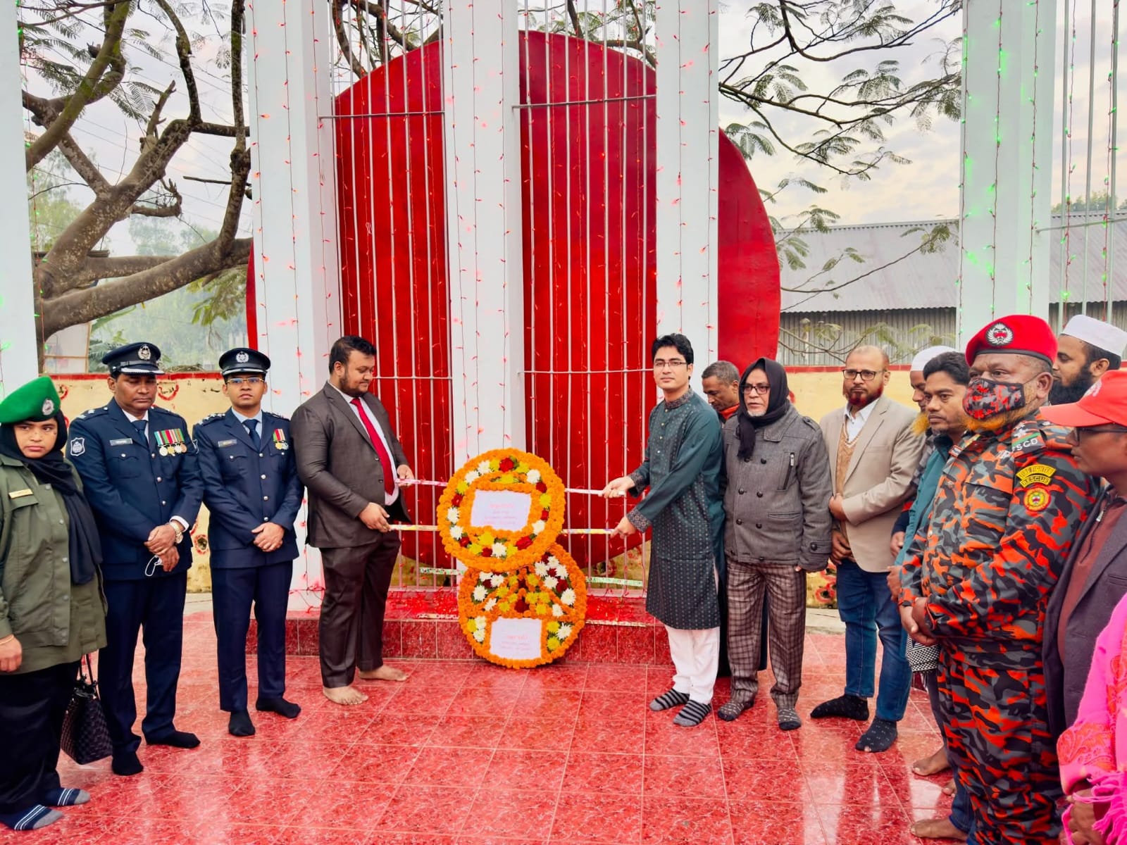 রৌমারীতে ১৬ ডিসেম্বর ৫৫তম মহান বিজয় দিবস পালিত