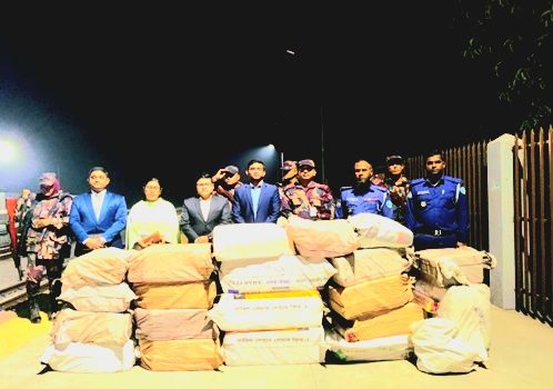 কুমিল্লা সীমান্তে বিজিবির অভিযানে ৮৭ লাখ টাকার অবৈধ ভারতীয় পণ্য ও মাদক উদ্বার