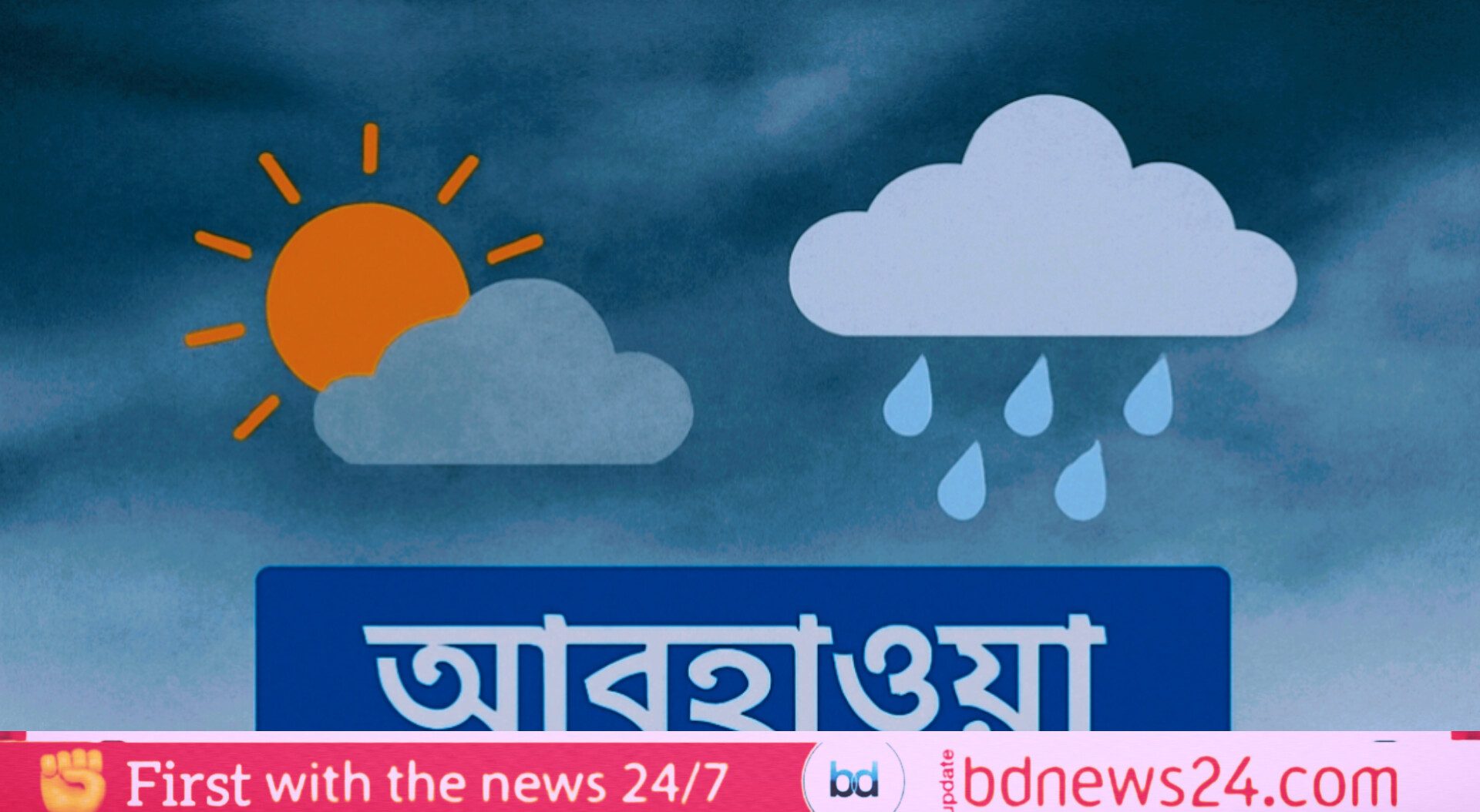 আজকের আবহাওয়া সংবাদ