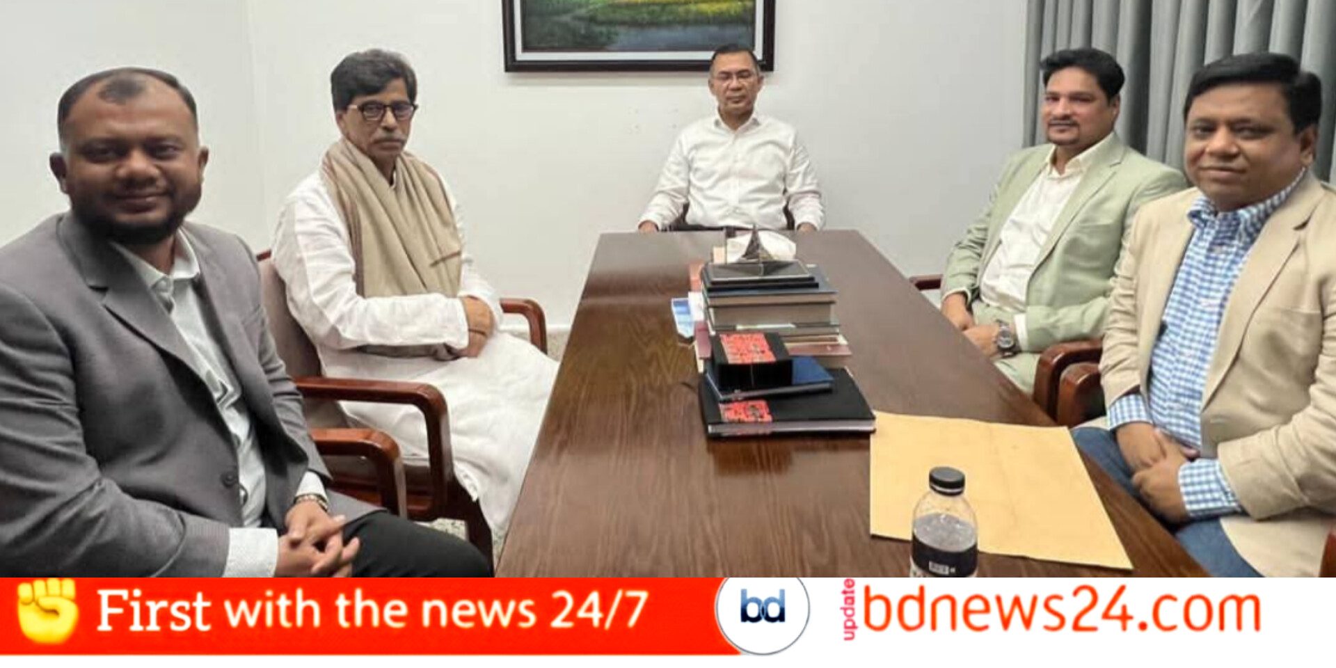 তারেক রহমানের সাথে হাজী ইয়াছিনের বৈঠক