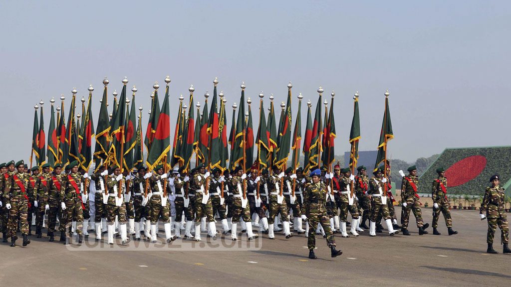 স্বাধীনতা দিবসের কুচকাওয়াজ শুরু সকাল ৯টায়