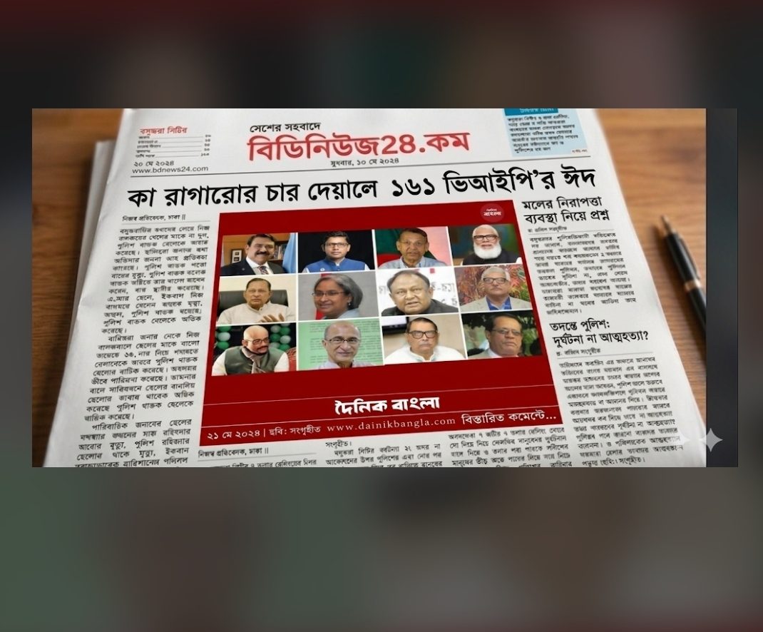 কারাগারের চার দেয়ালে ১৬১ ভিআইপি’র ঈদ